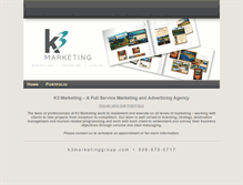 Tablet Screenshot of k3marketinggroup.com